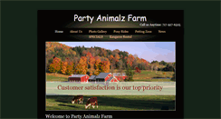 Desktop Screenshot of partyanimalzfarm.com